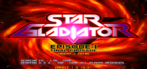 Star Gladiator Episode I: Final Crusade (USA 960627) Title Screen
